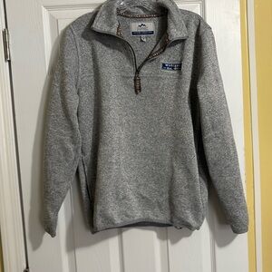 Gray Michigan quarter zip